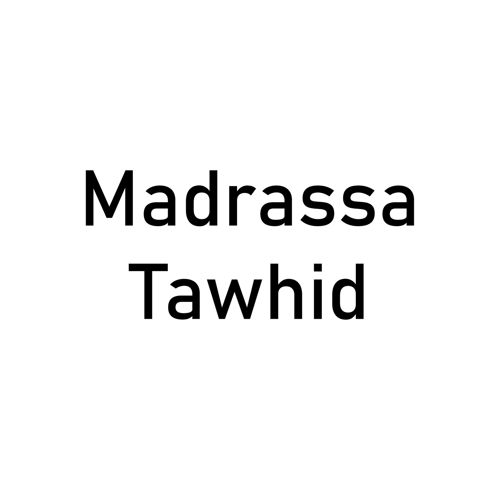 Madrassa Tawhid Logo